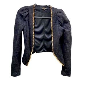 Egoist black jacket women’s size small cocktail business party